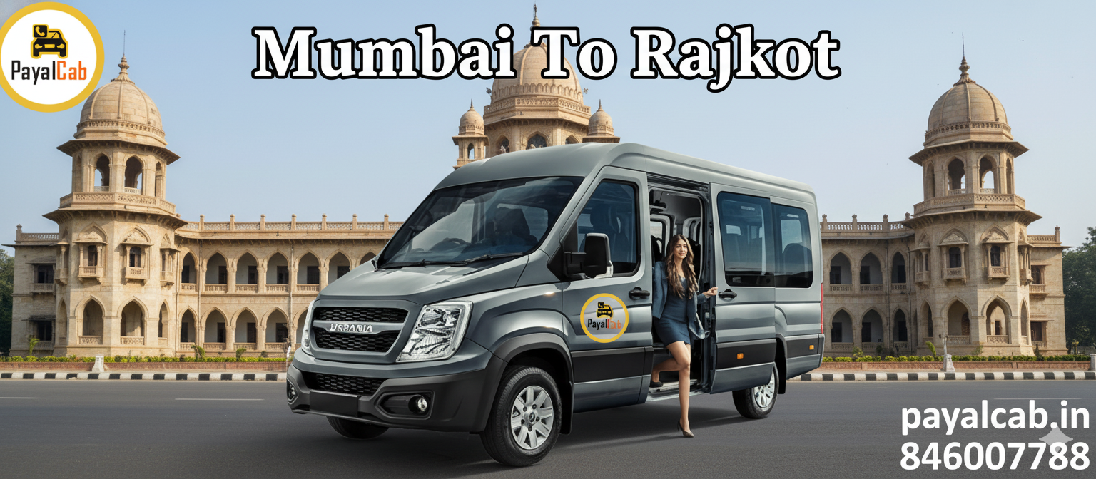 Mumbai To Rajkot Taxi by Road: Distance, Time & Travel Guide Payal Cab
