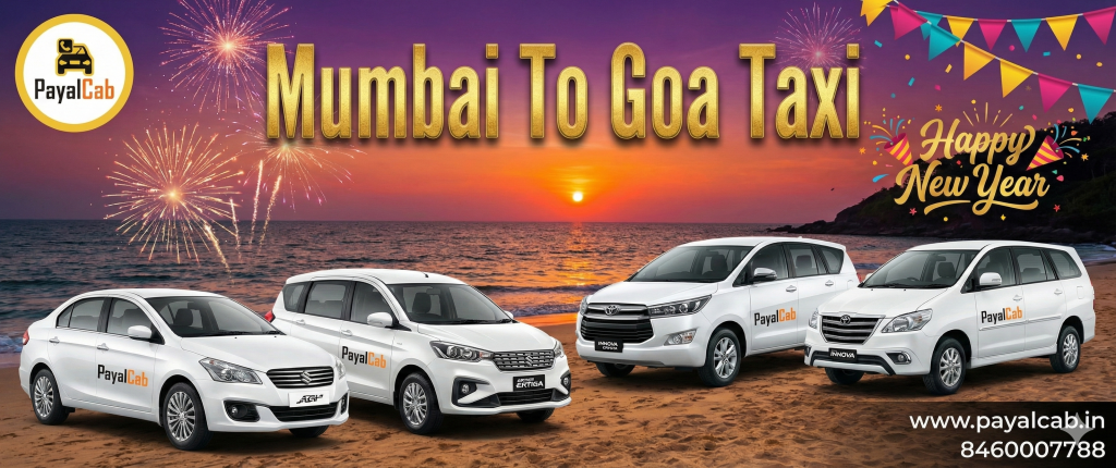 Mumbai to Goa Cab Fare for New Year 2026 – Best Price Guarantee