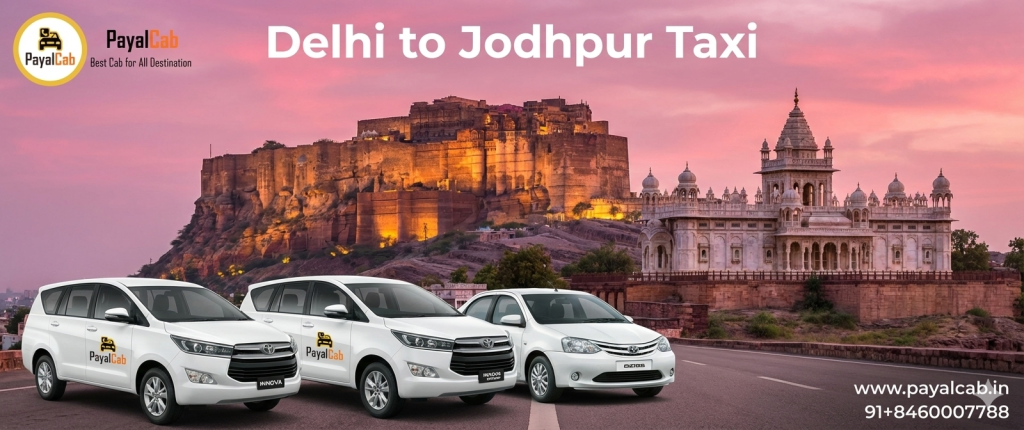 How Many Kilometers is it from Delhi To Jodhpur Cab Fare ?