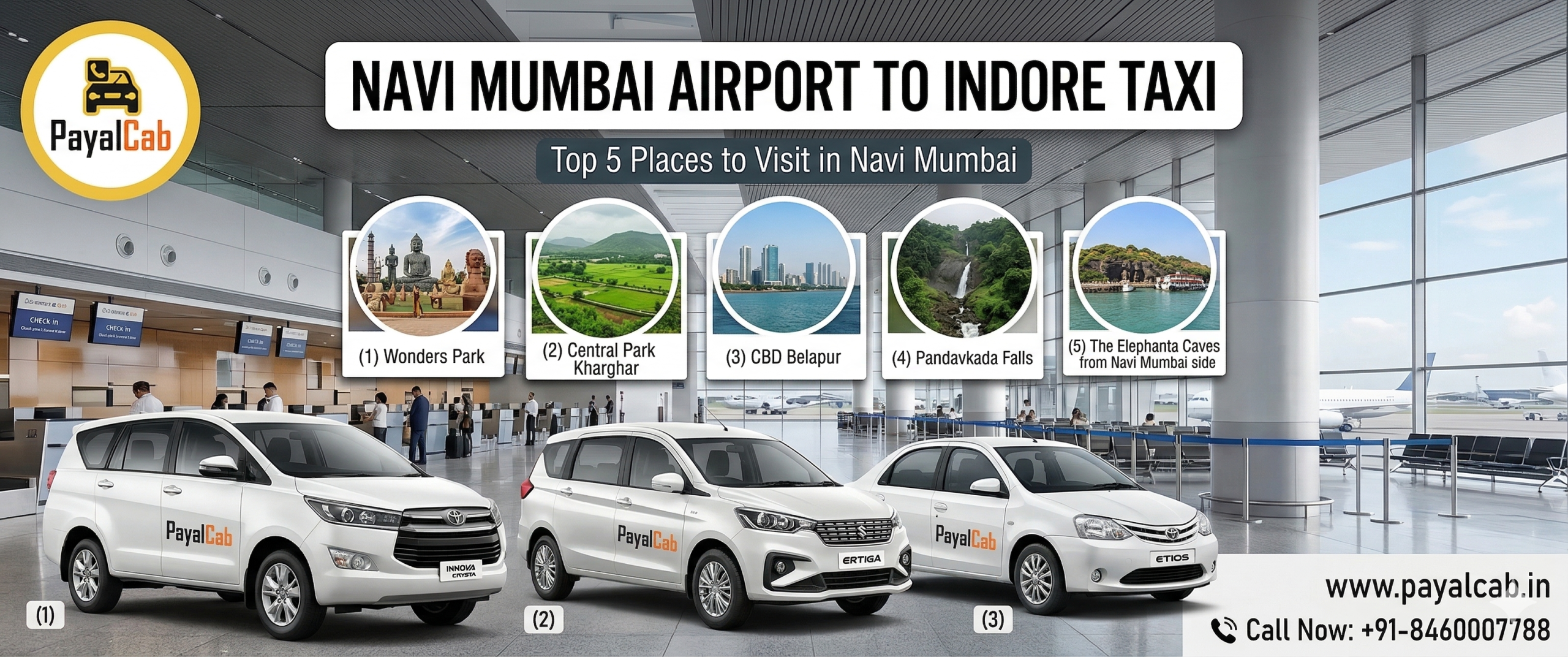 Navi Mumbai Airport To Indore Road Trip Guide: Distance, Time, and Taxi Costs Payal Cab