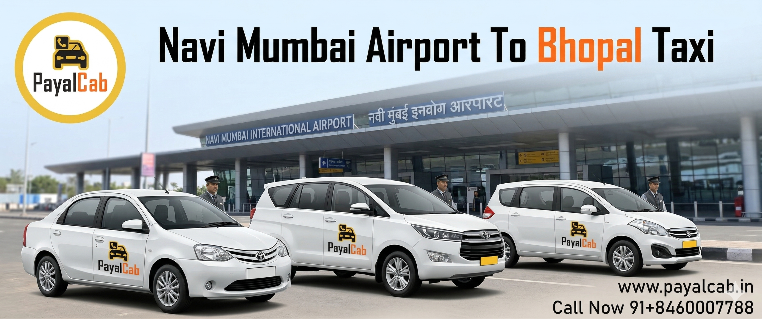 Navi Mumbai Airport to Bhopal Taxi: Distance, Time & One-Way Fares With Payal Cab